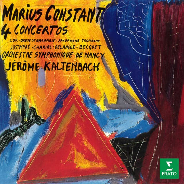 Constant: 4 Concertos pour cor, orgue de Barbarie, saxophone et trombone - Marius Constant