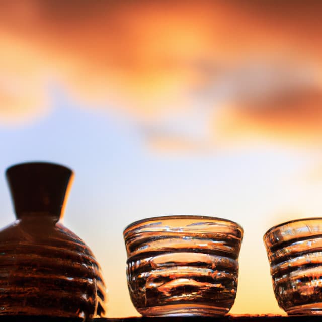 Sake at Sunset - Asian Lofi