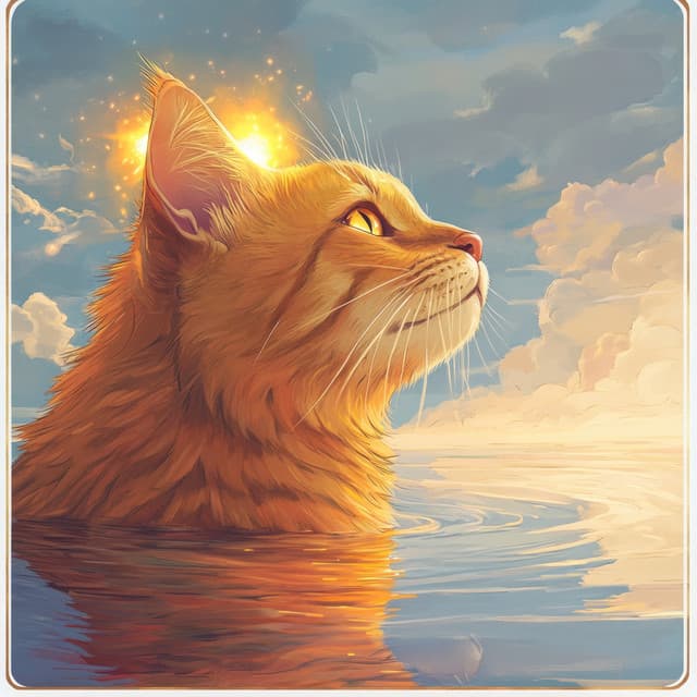 Pote-Pause: Kattekongernes Drømmende Rige af Mirakler - Calm Music for Cats