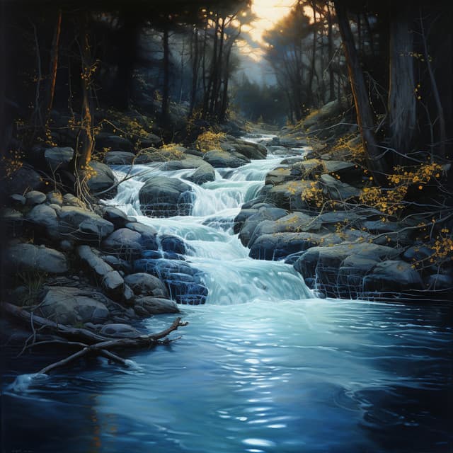 Calma Felina: Ecos Del Arroyo Binaural - Estudio de ritmos binaurales puros