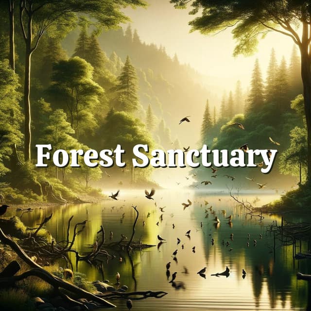 Forest Sanctuary: Soothing Birds & Gentle Waves - Natures Orchestra