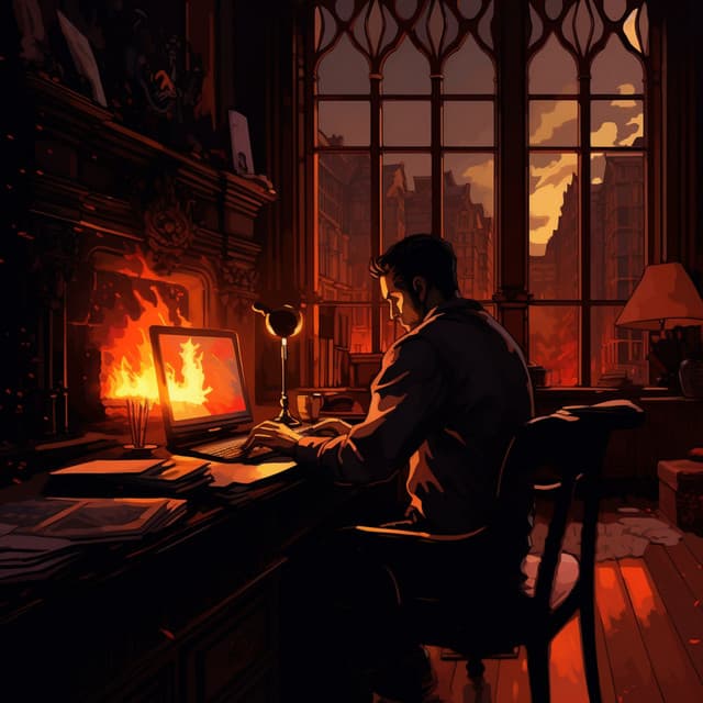 Blaze of Workplace Reflection: Fiery Office Rhapsody - KPR Sounds