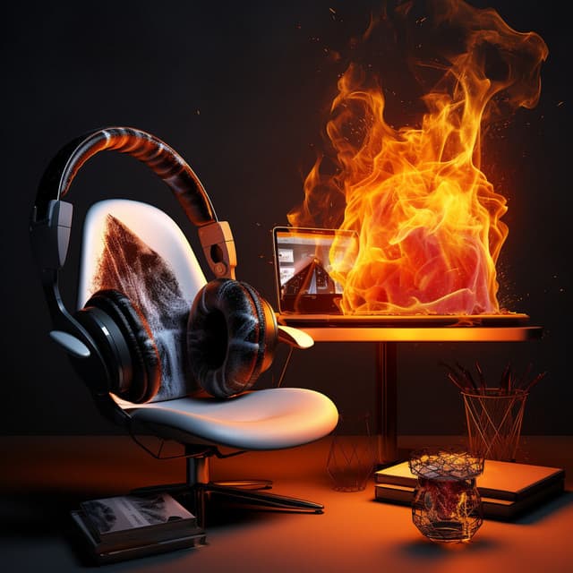 Blazing Intellect: Fiery Study Tune - Tranquil Serene