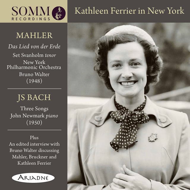 Kathleen Ferrier in New York - Kathleen Ferrier