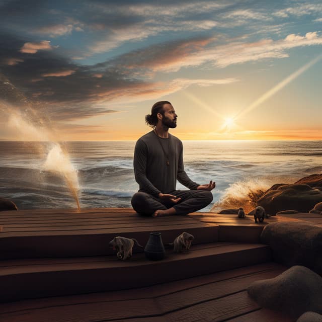 Yoga by the Ocean: Binaural Wave Symphony - Binaural Beats Recordings