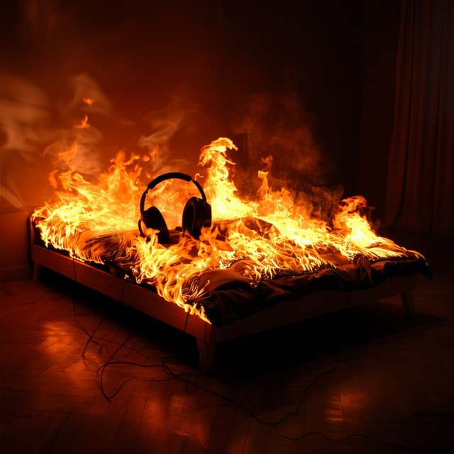 Deep Fire Sleep: Gentle Ember Waves - Sleep Crickets