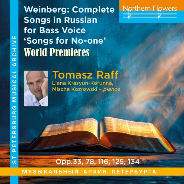 Weinberg: Complete Songs in Russian for Bass Voice "Songs for No-One" - Mieczysław Weinberg