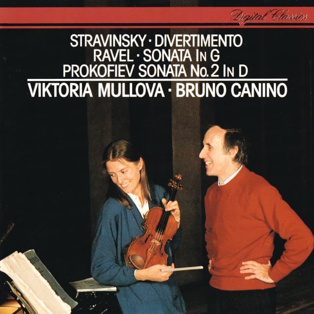 Ravel: Violin Sonata / Prokofiev: Violin Sonata No. 2 / Stravinsky: Divertimento - Viktoria Mullova