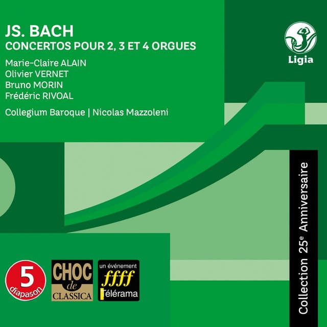 Bach: Concertos for 2, 3 and 4 Organs, BWV 1060, 1061, 1062, 1604 & 1605 - Johann Sebastian Bach