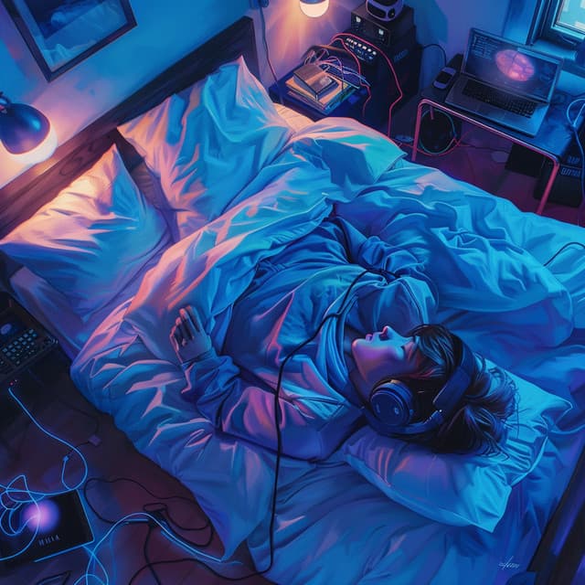 Music for Restful Evenings: Sleep's Gentle Cadence - RW Sleeping Puppy