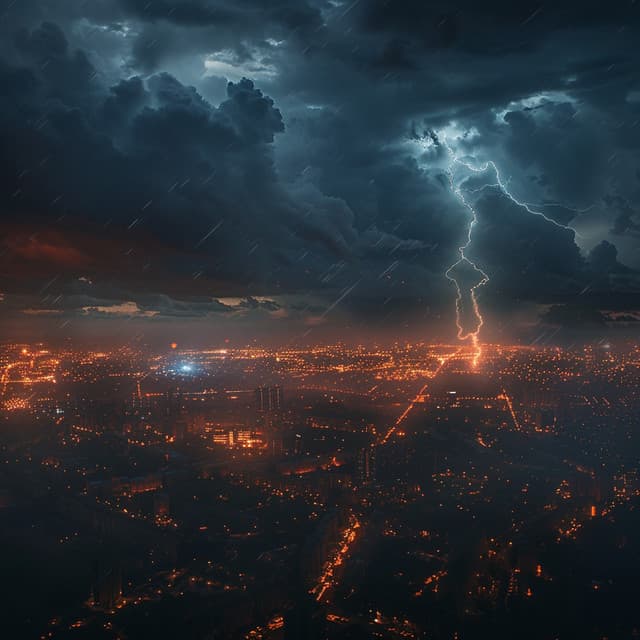 Nighttime Thunder: Music to Calm and Sleep - Blissful Night