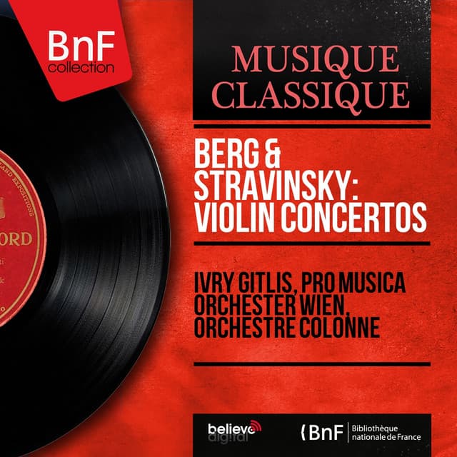 Berg & Stravinsky: Violin Concertos - Ivry Gitlis