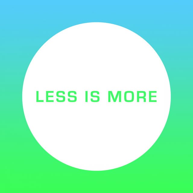 Less Is More - Stephan Diez