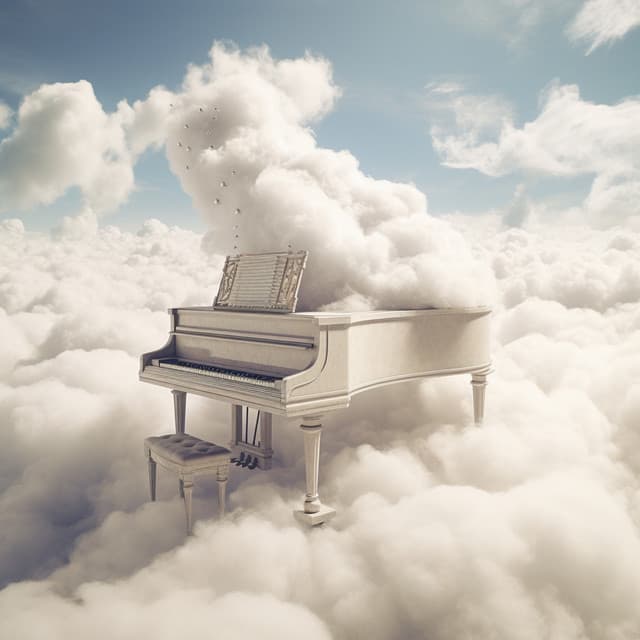 Lienzo De Nubes: Piano Pinta Historias Soñadoras En Teclas Suaves - Piano y tormenta
