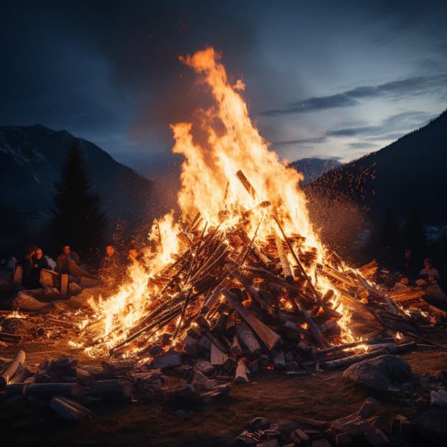 Flame Meditation: Harmonious Fire Dance - Matter and Energy