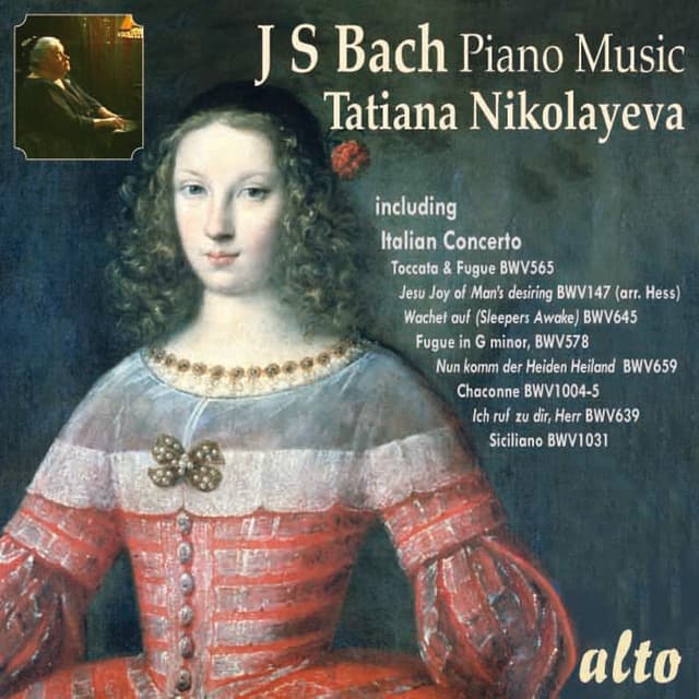Tatiana Nikolayeva Plays Bach Piano Music - Johann Sebastian Bach