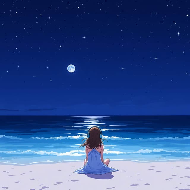 Crimson Petals in Twilight Lofi - Anime Girl Lofi