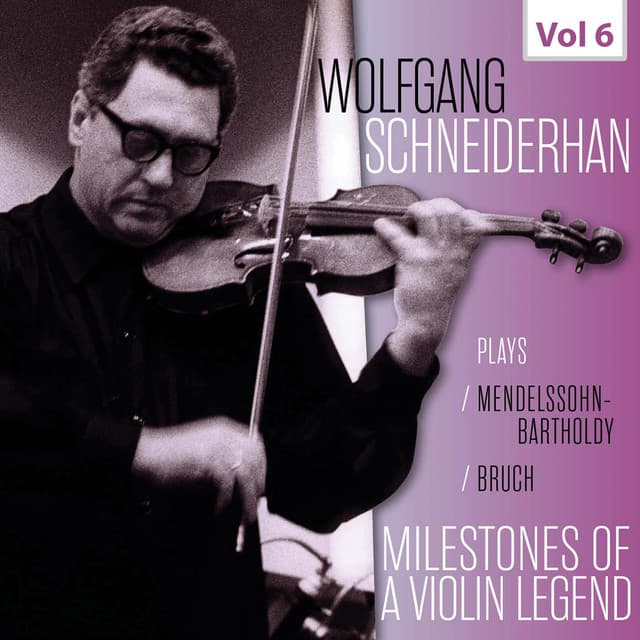 Milestones of a Violin Legend: Wolfgang Schneiderhan, Vol. 6 - Wolfgang Schneiderhan