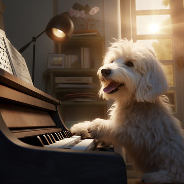 Melodías De Colas Que Mueven: Piano Pinta Melodías Para Patitas Felices - Piano Pacifico