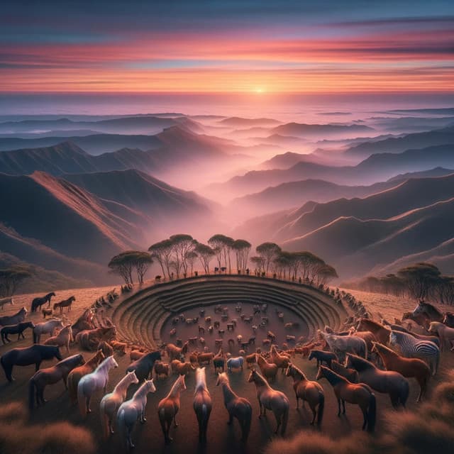 Harmonic Horizons: Nature's Music Symphony - Calm Harmony