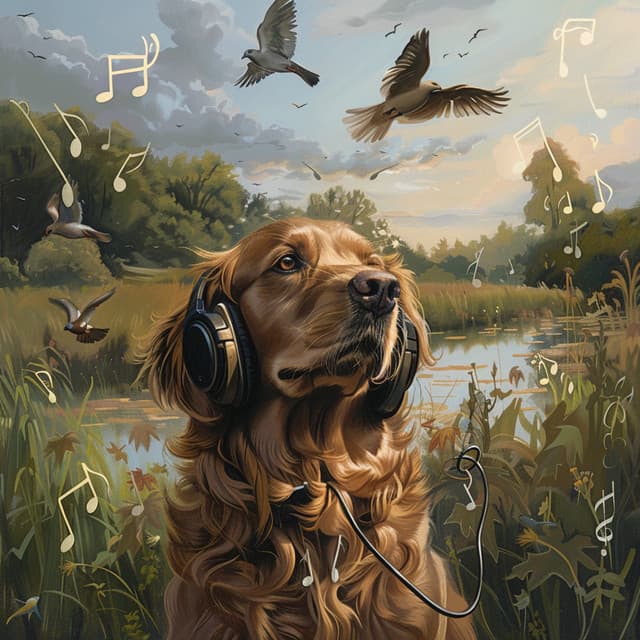 Canine Calm: Binaural Birds for Dogs - 78 72 Hz - Music For Dogs