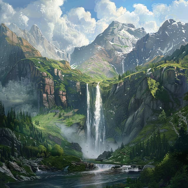 Serenidad Cascada: Sonidos Suaves De Cascada Para La Relajación - Música relajante relajante