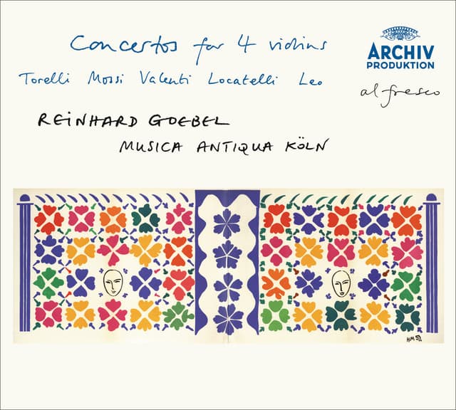 Torelli / Mossi / Valentini / Locatelli / Leo: Concertos for 4 violins - Musica Antiqua Köln