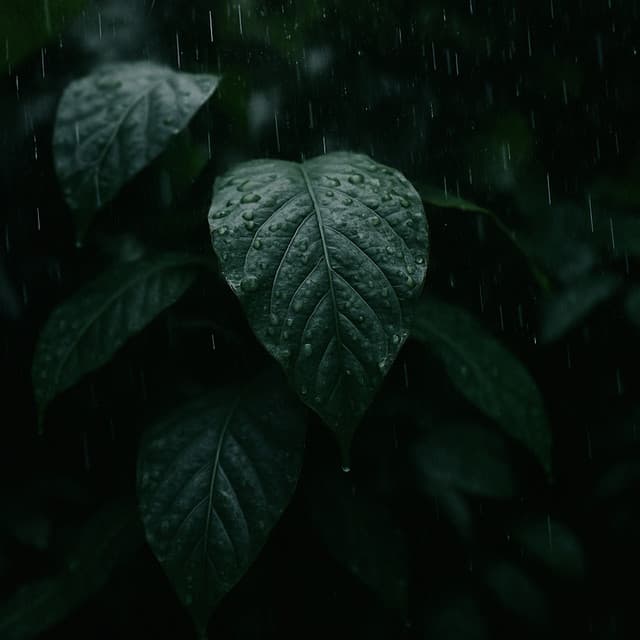 24Hr Rain: Rain on Leaves - Meditation Rain Sounds