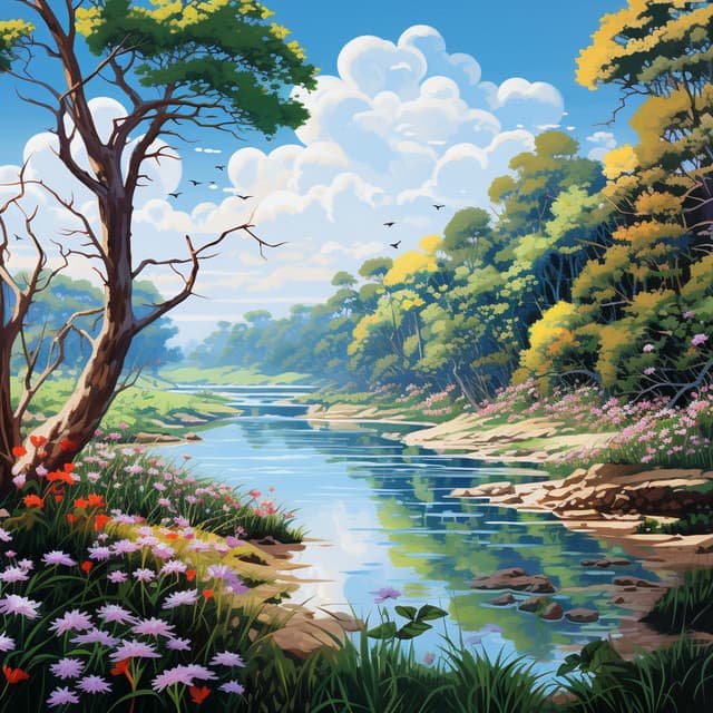 Flowing River: New Age Serenity - Fresh Water Sounds