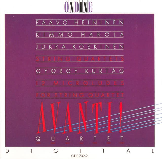 Heininen, P. / Hakola, K. / Kurtag, G. / Koskinen, J.: String Quartets - György Kurtág