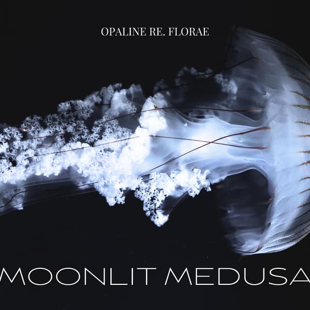 Moonlit Medusa: Liquid Dreams Under a Celestial Canopy - Opaline Re.