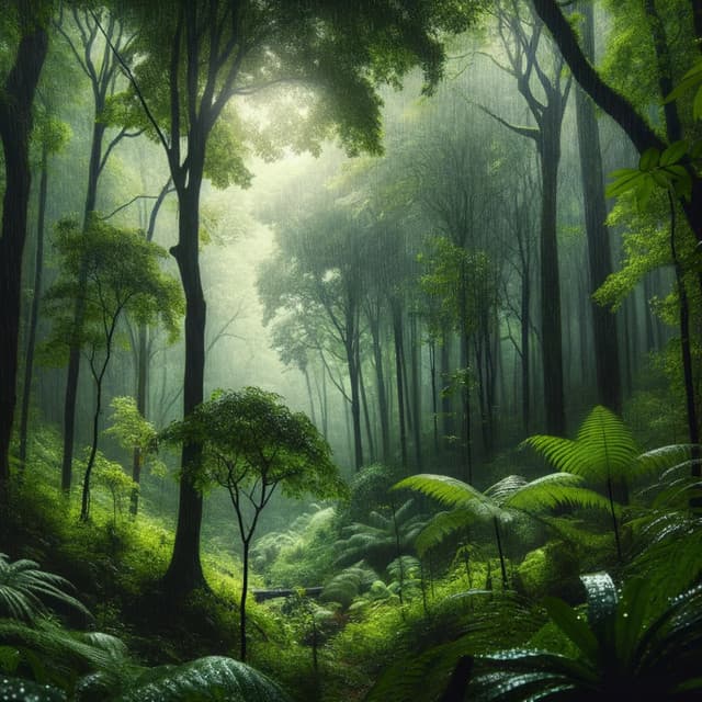 Soft Showers: Rain Music for Relaxation - American Inhabitants