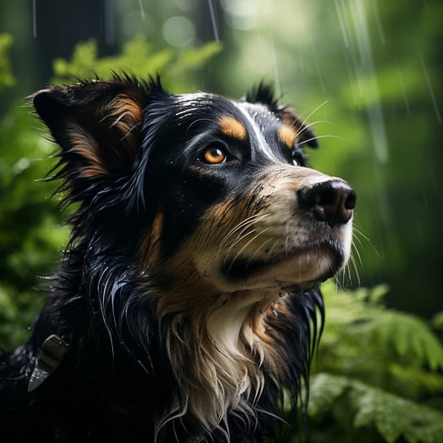 Melodías De Lluvia Y Bosque: Música Relajante Para Mascotas Tranquilas - Sonidos WP