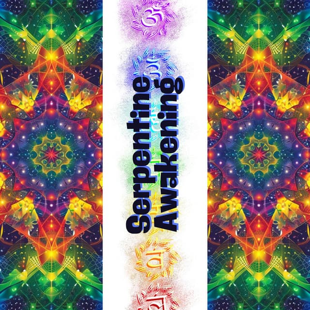 Serpentine Awakening: Geometric Hidden Chakra Pulse - Chakra Sacred Light