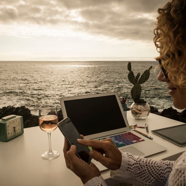 Coastal Study Escape: Relaxing Music Ocean Focus - Island Nature Sounds