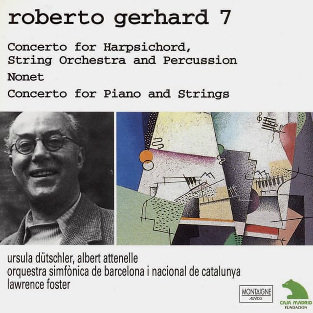 Gerhard: Concerto for Harpsichord, String Orchestra and Percussion - Nonet & Concerto for Piano and Strings - Roberto Gerhard