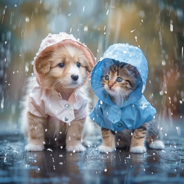 Melodías En La Lluvia: Sonidos Relajantes Para Mascotas - Música para perros y gatos