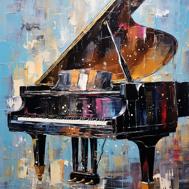 Olas Lluviosas De Piano En Profunda Relajación - Cielos de lluvia