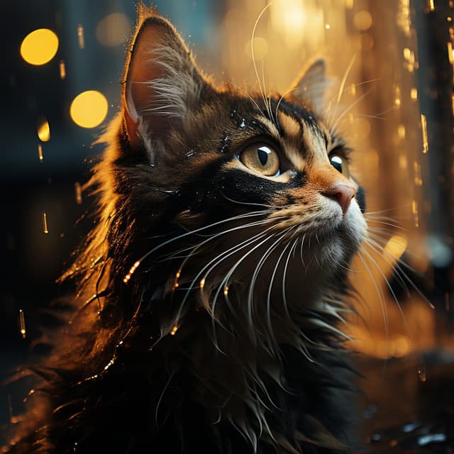 Trueno Armónico Con Compañeros Ronroneantes: Música Para Amigos Felinos - Poder de la naturaleza