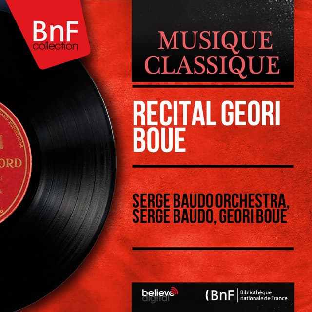 Récital Geori Boué - Serge Baudo Orchestra