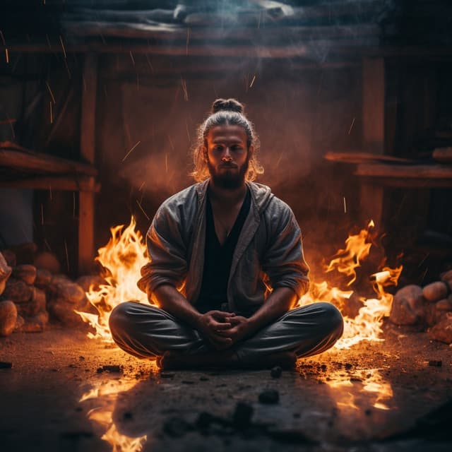 Concentration Fire: Focused Flame Rhythms - Sunday Evening Music