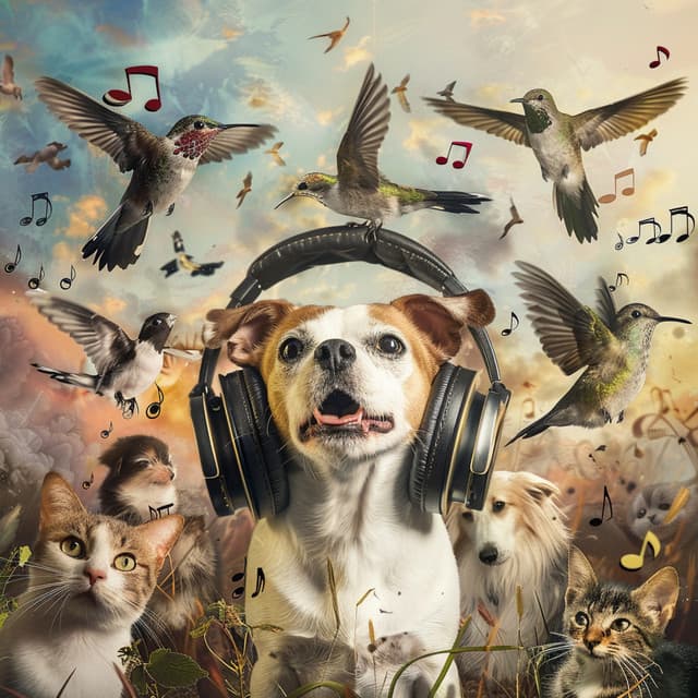 Binaural Birds for Pets: Calming Companion Tunes - 92 96 Hz - Am Steg