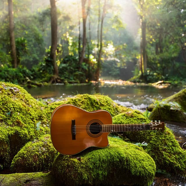 Sunset Strings: Relaxation Guitar at Dusk - Christian Instrumental Guitar Music