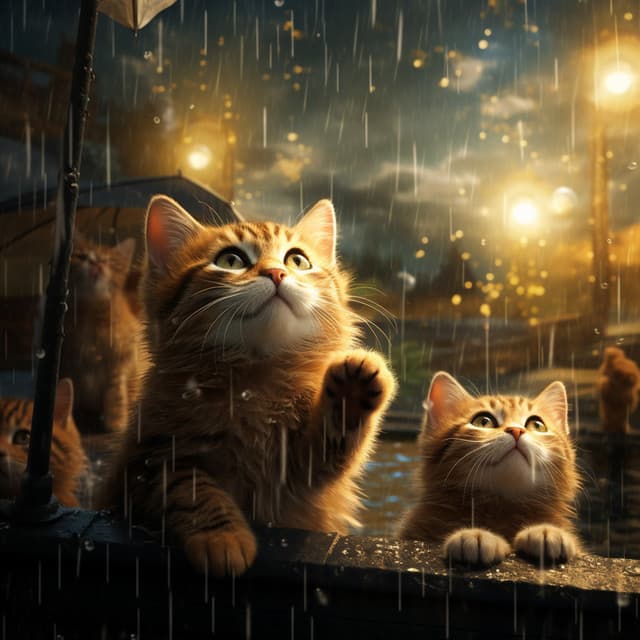 Cat Rain's Gentle Meows: Music in the Rain - Gentle Morning Music