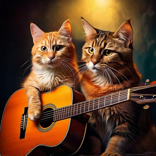 Feline Grace: Melodies with Guitar Music for Cats - Some Guitar Songs