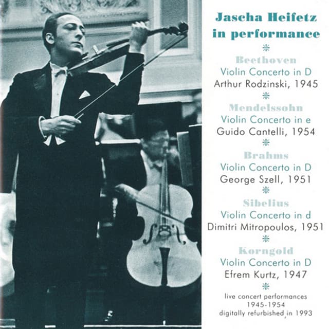 Jascha Heifetz in Performance - Jascha Heifetz