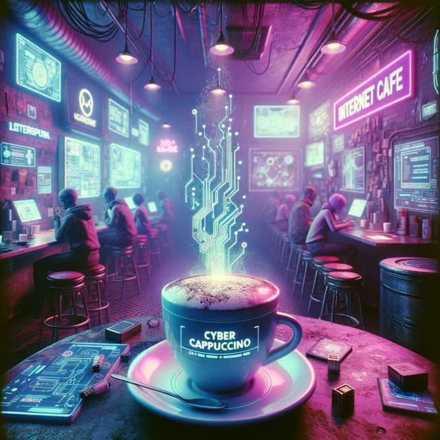 Cyber Cappuccino: Lofi Internet Cafe - Gaming Lofi Mix