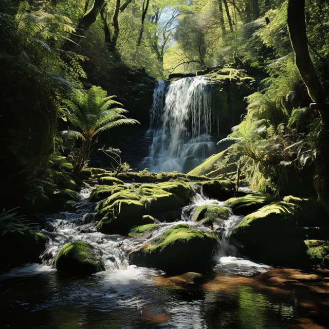 Armonía Acuática: Ecos De Ritmos De Cascada - Resplandor de la naturaleza