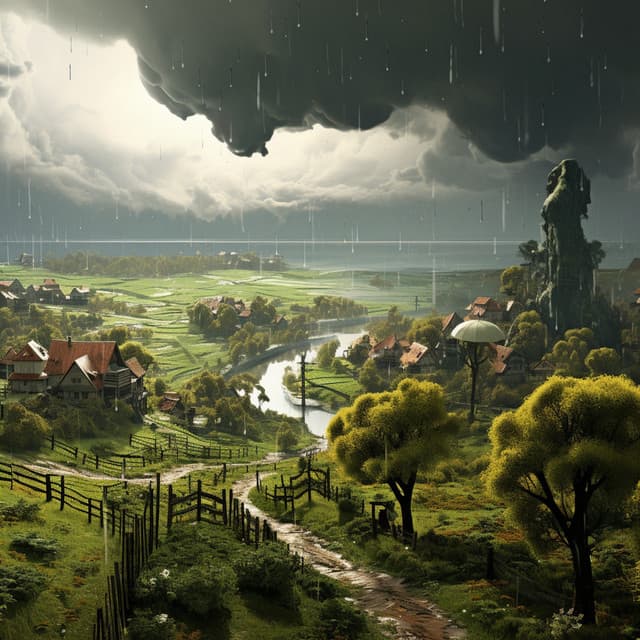 Interludio Del Salón De Estudio De Gotas De Lluvia: Música Bajo La Lluvia - Clima Colmena