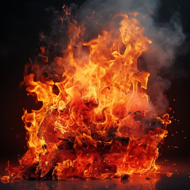 Olas De Sueño Binaurales De Fuego: Sonidos Suaves De Brasas - Sueños de solfeo